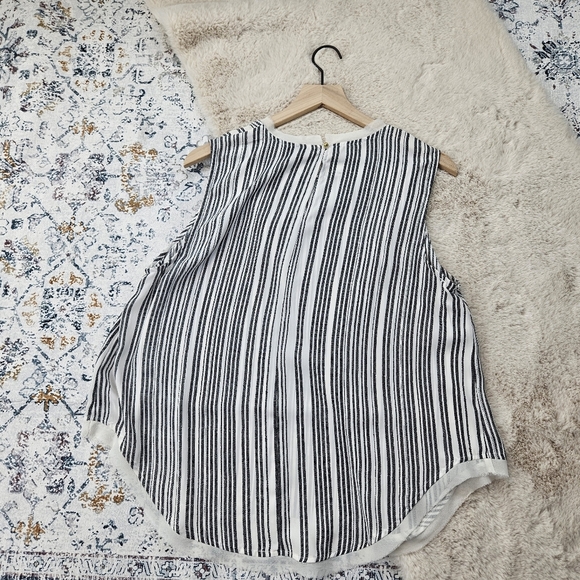 Who What Wear Striped Sleeveless Tank Top Plus Size 1X - Picture 7 of 7